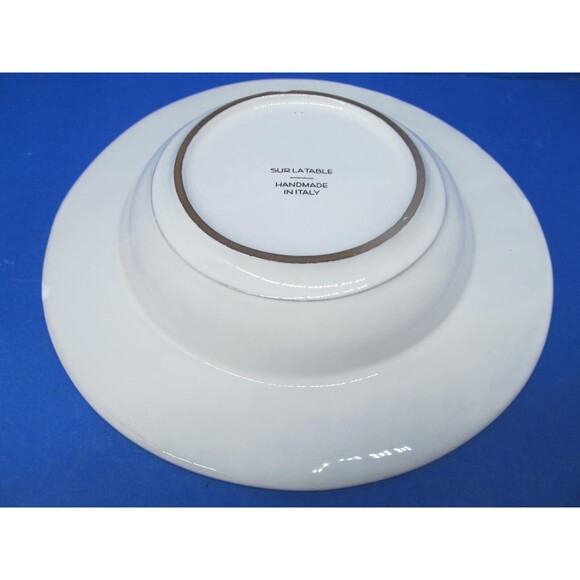 Sur La Table Set Of 2 White 9 3/4"W X 1 3/4H  Rimmed Soup Bowls VGC - Picture 4 of 6